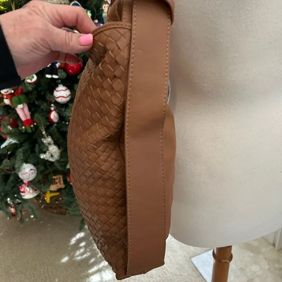 Giorgia Milani Brown Woven Shoulder Bag - Picture 4 of 12